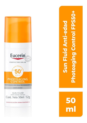 Eucerin Sun Control Protector Solar Facial Medio Fps50+ 50ml