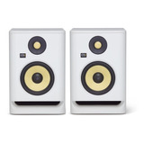 2 Monitores Krk Rokit Rp5g4 Activo 5  55w - Blanco (par)