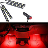 Kit Led Interior Luz Vermelha 12v Tuning