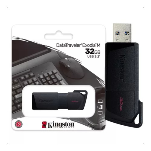 Pen Drive Kingston Dtxm 32gb 3,2 Datatraveler Exodia M Usb