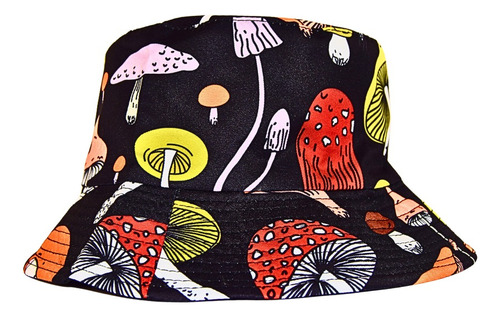 Bucket Hat Hongos Colors Mushroom