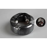 Cable Coaxial 12m Lmr300 Ó Sywv-50-5 Conectores N En 50 Ohm