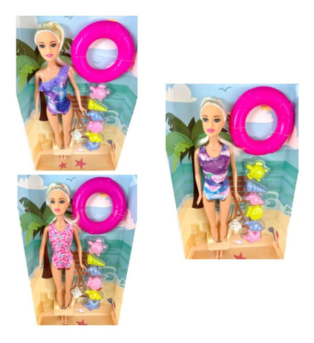 Muñeca Tiny Fantasy Verano Con Accesorios