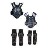 Set De Protecciones Infantil Bmx Pechera Rodillera Codera