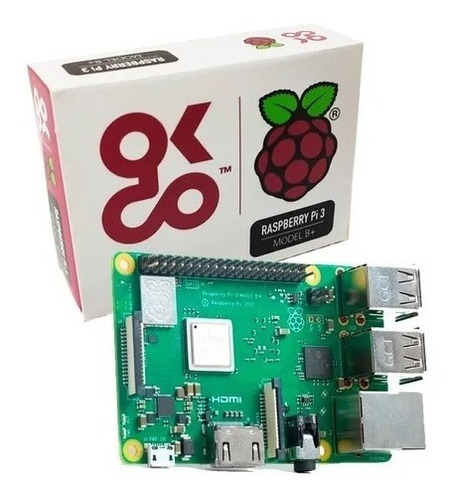 Placa Raspberry Pi3 B+ (plus) 1.4ghz + Dissipadores+ Nfe