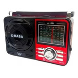 Rádio Bass Retro Vintage Caixa De Som Usb Mp3 1088 Bluetooth