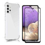 Capa Anti Impacto + Pelicula De Vidro 3d Para Galaxy A32 5g