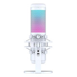 Microfone Hyperx Quadcast S Condensador Rgb - Branco