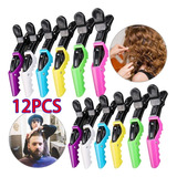 12 Pieces Professional Hair Clips For Accessories 2024