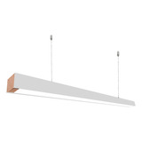 Lampara Colgante Industrial Lineal 97 Cm, Apto Led