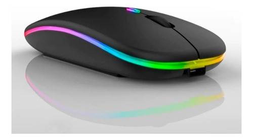 Mouse Wireless Recarregável Led Rgb 2.4 Ghz Sem Fio Barato