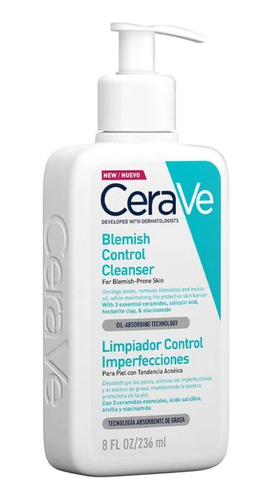 Cerave Limpiador Control Imperfecciones Anti-acne 236ml