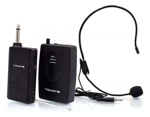 Microfone Profissional Wireless Sem Fio Tomate Mt-2205