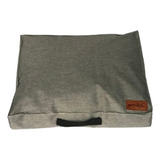 Colchon Gris Antidesgarro Impermeable Desmontable Chico