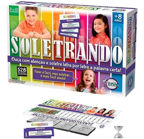 Brinquedo Jogo Infantil Soletrando Educativo Pedagogico 