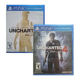 Pack Uncharted: Saga Completa - Ps4 Físico