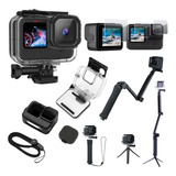 Kit P Gopro Hero 11 Black Estanque Película Capa Tripé 3 Way