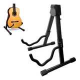 Soporte Piso Guitarra Bajo Plegable Reforzado Acolchado