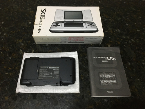 Carcaça Inferior Original Nintendo Ds Fat + Caixa E Manual