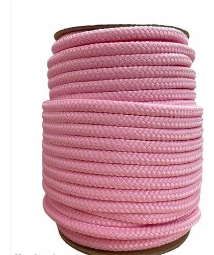 Soga Polipropileno Cabo Náutico 10mm X 50 Metros Rosa Bebe 