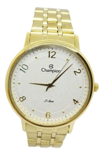 Relógio Champion Modelo Cn21194h Dourado