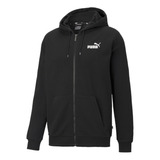 Sudadera Puma Ess Small Logo Fz Negro Hombre