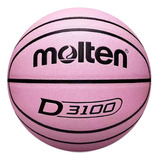 Balón Molten D3100 Piel Sintética Alta Calidad Tamaño 7 Color Rosa