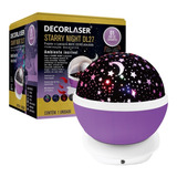 Luminaria Abajur Gira Projetor Estrelas Led Starry Night Rgb