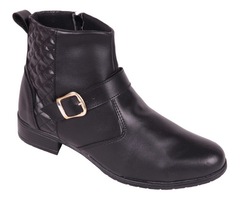 Coturno Bota Botinha Feminino Cano Baixo Da Moda Mega Oferta