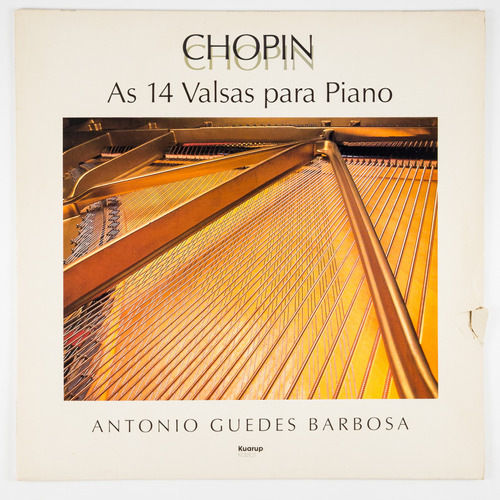 Disco Vinil Lp Antonio Guedes Barbosa Chopin 14 Valsas Piano