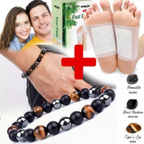 Set Pulsera + Parches Desintoxicantes Relaja Tension Estress