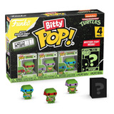 Funko Bitty Pop Set 4 Mini Figuras Tortugas Ninja S1