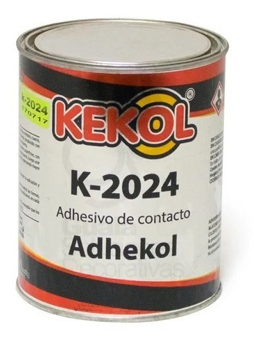 Adhesivo Cemento Doble Contacto Kekol K-2024 750 Gramos Con Tolueno Amarillo Verdoso