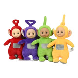 Set 4 Peluches De Teletubbies Lala, Tinky Winky, Poo, Dipsy