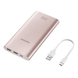 Samsung Battery Pack Power Bank 10000mah Rosa 100% Original