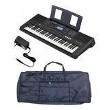 Yamaha Psr-e473 Teclado 61 Teclas Usb Sensibilidad Con Funda