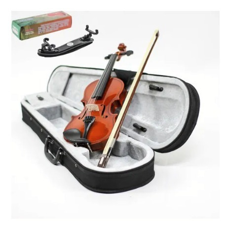 Kit Violino Custom 4/4 Case + Espaleira + Apostila Estudo