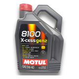 Aceite Motul 8100 5w40 Sintetico Xcess 5 Litros Nafta Diesel