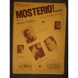 Partitura Para Piano Mosterio Tango Humorístico Año 1935 Apx