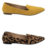 Kit De Ballerinas Animal Print Y Amarillas By Price Shoes