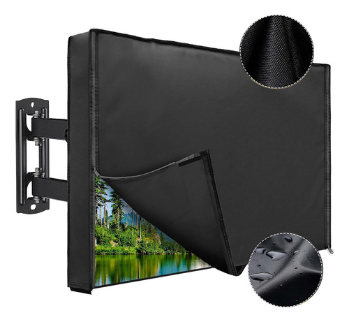 Impermeable Protector De Pantalla Tv Con Cremallera 70-75