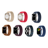 Correa En Nylon Elastico Para Apple Watch 42 44 45 49mm X 7u