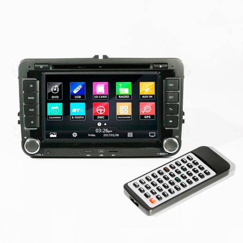 Stereo Volkswagen Doble Din Pantalla 7 Gps Bt Pyle Pvwmult07