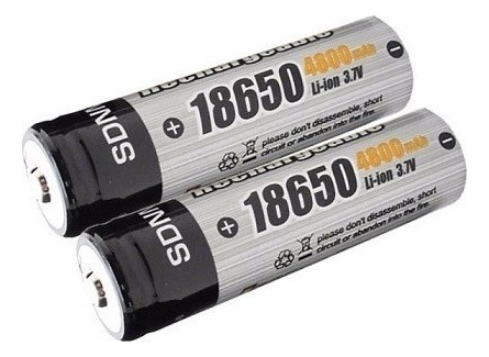 2 Pilas Recargables 18650 De 4800mah - Ion Litio