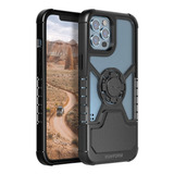 Funda Para iPhone 12 Pro Max, Transparente/negro/resistente