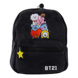 Mochila De Amigos De La Línea Bt21, Bolso De Viaje De Lujoso