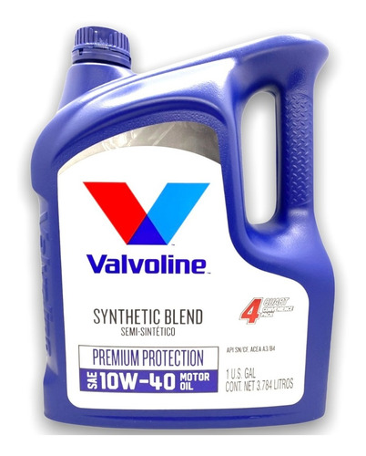 Aceite Valvoline 10w40 Semisintetico 4l Nafta Diesel Gnc 