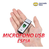 Grabadora De Voz Mini Micrófono Espía Con Usb 8gb 19horas