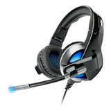 Auriculares Gamer Headset Noga Stinger Led C/ Micrófono P4 Color Negro