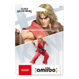 Figura Amiibo Ken Super Smash Bros Nintendo